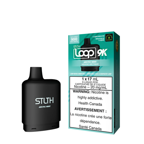 STLTH Loop 9k *ONLINE ONLY CLEARANCE* Valor 20mg / Arctic Mint 15.99  Vape Cloud