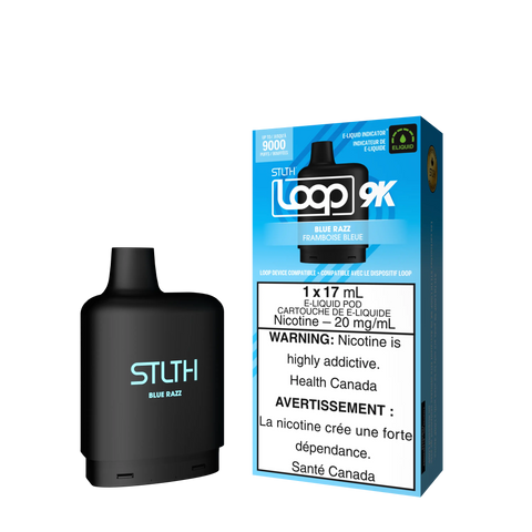STLTH Loop 9k | Vape Cloud Canada Valor 20mg ON Tax / Blue Razz 27.50  Vape Cloud