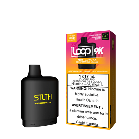 STLTH Loop 9k | Vape Cloud Canada Valor 20mg ON Tax / Peach Mango Ice 27.50  Vape Cloud