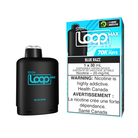STLTH Loop Max Pods | Vape Cloud Canada Valor 20mg ON Tax / Blue Razz 37.99  Vape Cloud