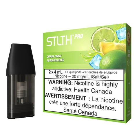 STLTH Pro Pods *ONLINE ONLY CLEARANCE* Smoke Arsenal Citrus Frost 9.99  Vape Cloud