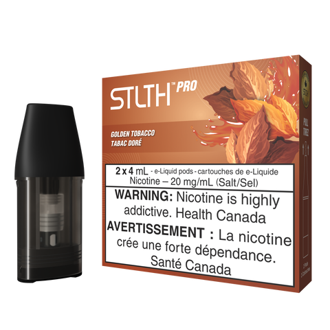 STLTH Pro Pods *ONLINE ONLY CLEARANCE* Smoke Arsenal Golden Tobacco (Yellow Sticker) 9.99  Vape Cloud