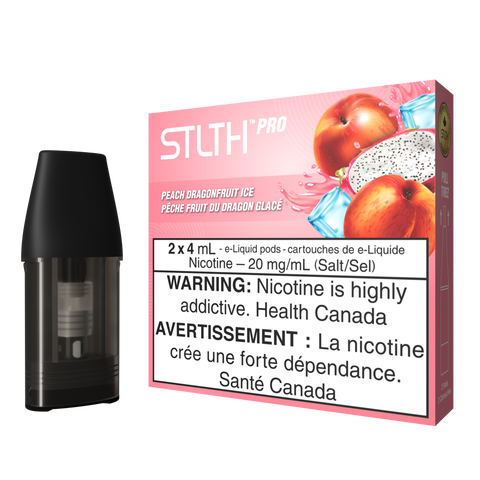 STLTH Pro Pods *ONLINE ONLY CLEARANCE* Smoke Arsenal Peach Dragonfruit Ice 9.99  Vape Cloud