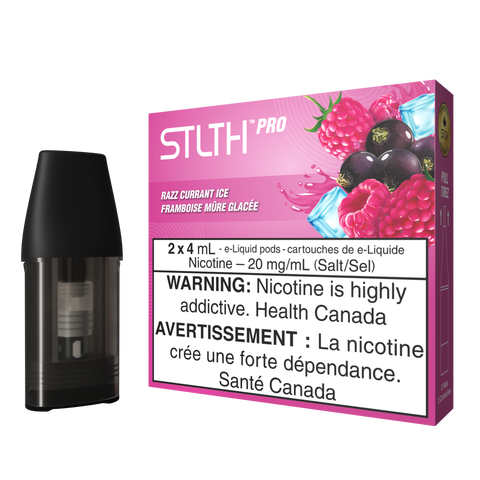 STLTH Pro Pods *ONLINE ONLY CLEARANCE* Smoke Arsenal Razz Currant Ice 9.99  Vape Cloud