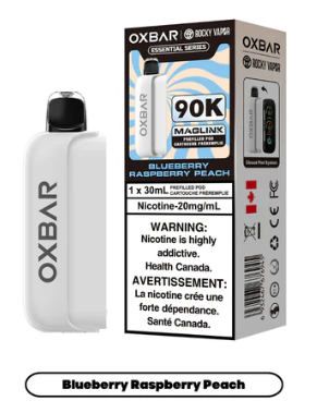 Rocky Vapor Oxbar Maglink Pod Nimbus Distro Essential Series - Blueberry Raspberry Peach 38.25  Vape Cloud