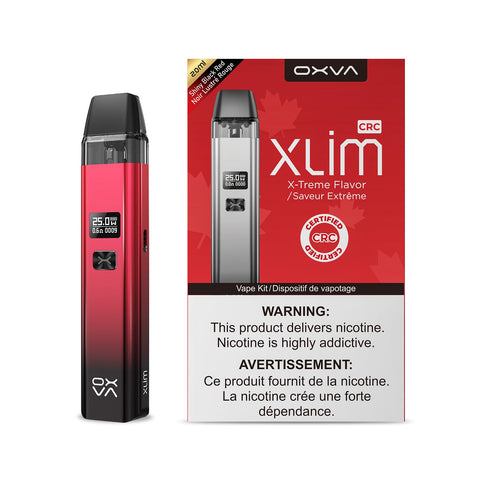 OXVA XLIM CRC | Vape Cloud Canada Nimbus Distro black red 32.99  Vape Cloud