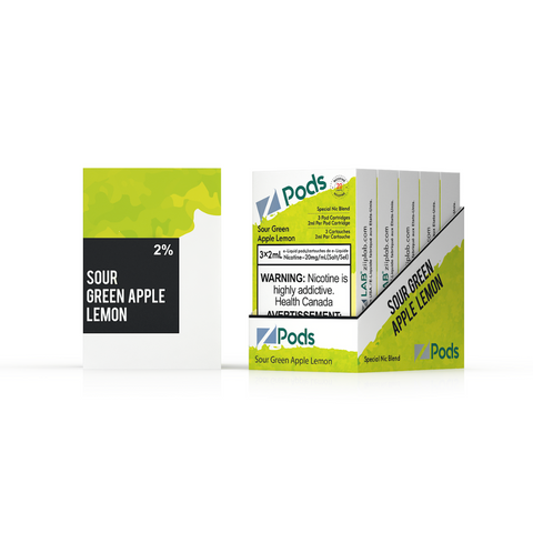 Z Pods  | Vape Cloud Canada Z Land 20mg ON Tax / Sour Green Apple Lemon 20.99  Vape Cloud
