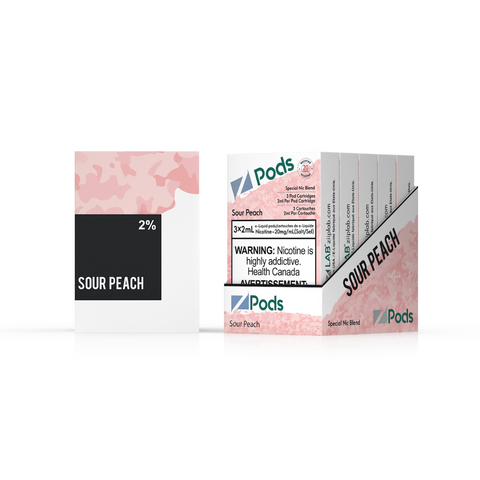 Z Pods  | Vape Cloud Canada Z Land 20mg ON Tax / Peach Sting (Sour Peach) 20.99  Vape Cloud