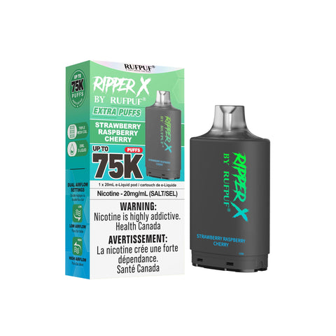 Ripper X 75k Pods | Vape Cloud Canada GCore Strawberry Raspberry Cherry 34.99  Vape Cloud
