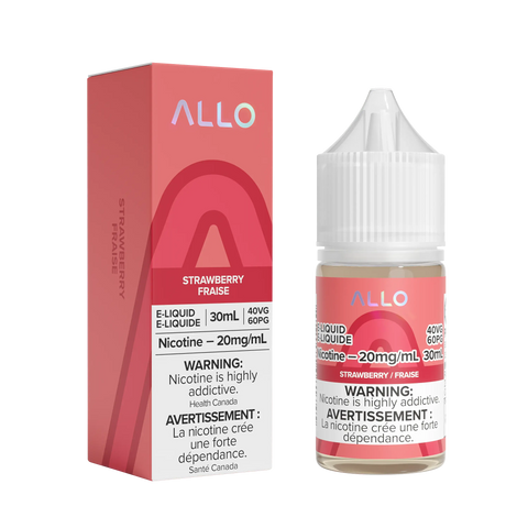Allo E-Liquid (Salt 30mL) Pacific Smoke 20mg ON Tax / Strawberry 30.50  Vape Cloud