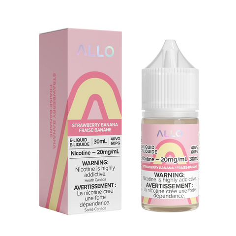 Allo E-Liquid (Salt 30mL) Pacific Smoke 20mg ON Tax / Strawberry Banana 30.50  Vape Cloud