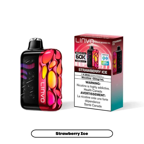 Linvo Rave 60K Pro Disposable Nimbus Distro Strawberry-Ice 41.99  Vape Cloud