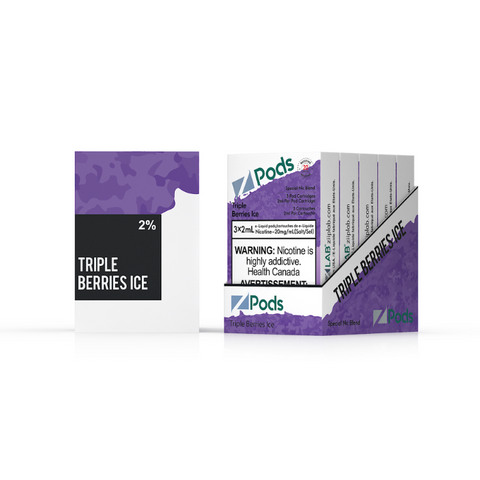 Z Pods  | Vape Cloud Canada Z Land 20mg ON Tax / Triple Berries Ice 20.99  Vape Cloud
