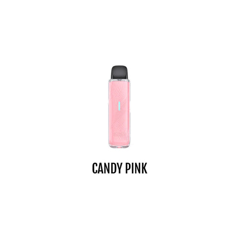 Valor UWELL Calibun G5 Lite vaporizer pod kit in pink, featuring compact design and colorful CRC candy-inspired finish.