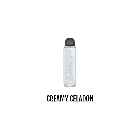 Valor UWELL Calibun G5 Lite vaporizer pod kit with CRC creamy celadon finish, compact design, and user-friendly features.