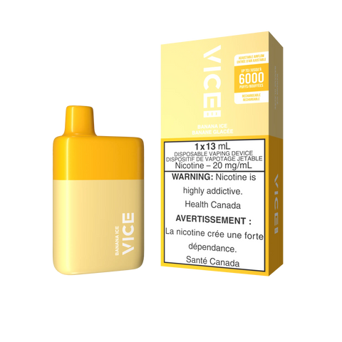 Vice Box Disposable | Vape Cloud Canada Valor 20mg ON Tax / Banana Ice 32.50  Vape Cloud