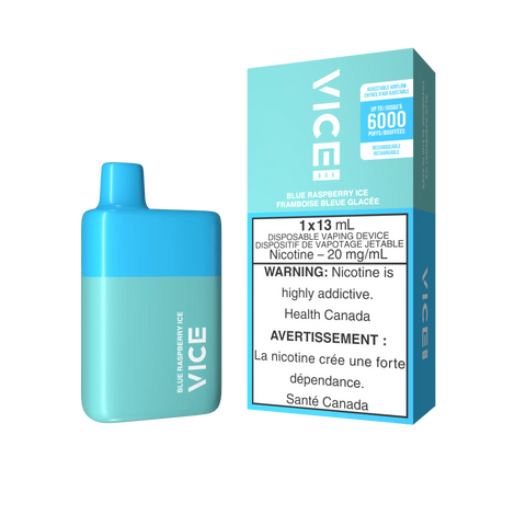 Vice Box Disposable | Vape Cloud Canada Valor 20mg ON Tax / Blue Raspberry Ice 25.99  Vape Cloud