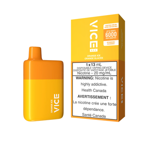 Vice Box Disposable | Vape Cloud Canada Valor 0mg ON Tax / Orange Ice 32.50  Vape Cloud