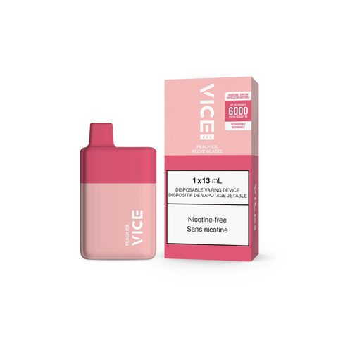 Vice Box Disposable | Vape Cloud Canada Valor 0mg ON Tax / Peach Ice 32.50  Vape Cloud