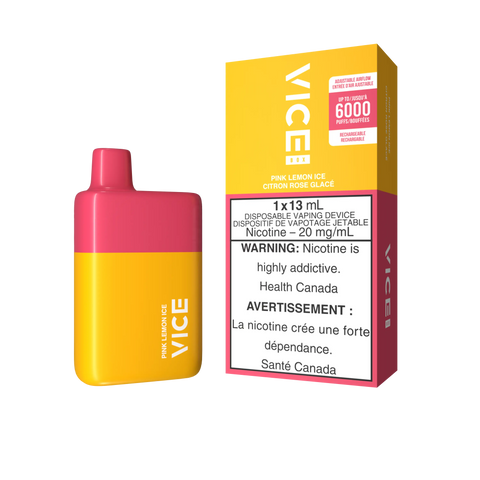Vice Box Disposable | Vape Cloud Canada Valor 0mg ON Tax / Pink Lemon Ice 32.50  Vape Cloud