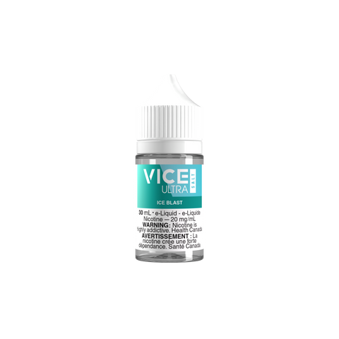 VICE ULTRA SALT (20mg/30ml) Valor 20mg / ICE BLAST 30.00  Vape Cloud