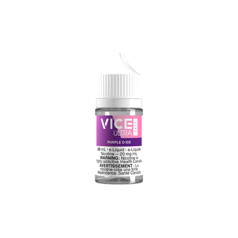 VICE ULTRA SALT (20mg/30ml) Valor 20mg / PURPLE D ICE 30.00  Vape Cloud
