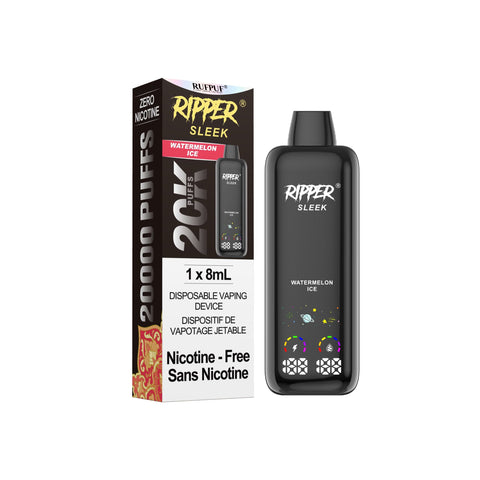 Ripper SLEEK Zero Nic Disposable (20k Puff) 0 mg | Vape Cloud Canada Ripper SLEEK Zero Nic Disposable (20k Puff) 0 mg | Vape Cloud Canada