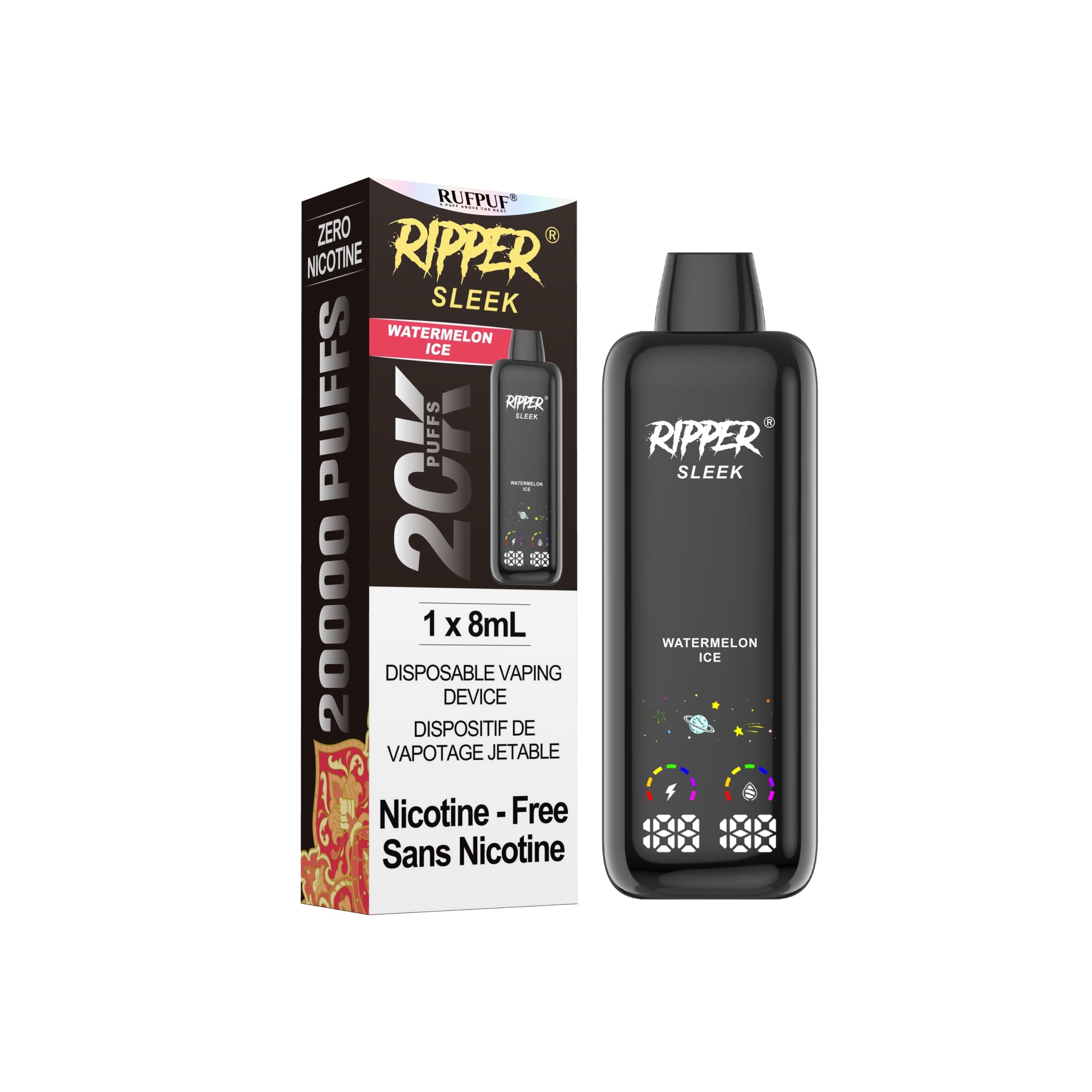 0mg disposable vape ireland Ripper SLEEK Zero Nic Disposable (20k Puff) – 0 mg