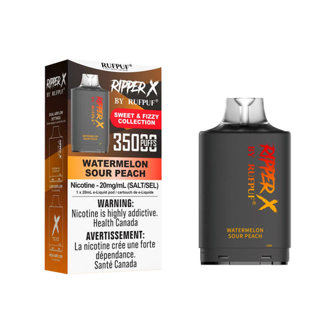 RIPPER X 35K Pods - 20mg GCore Watermelon-Sour-Peach 30.99  Vape Cloud