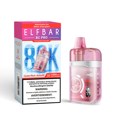 Elf Bar BC Pro 80K Disposable Vape Smoke Arsenal Watermelon Ice 46.99  Vape Cloud