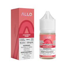 Allo Nic Salt - Strawberry (30mL) | Vape Cloud Canada