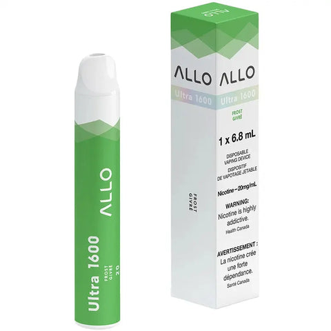 Allo Ultra 1600 Frost *ONLINE CLEARANCE SALE ONLY* Pacific Smoke    Vape Cloud