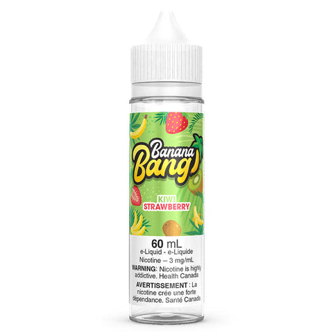 Banana Bang Freebase - Kiwi Strawberry (60mL) | Vape Cloud Canada