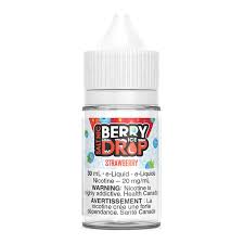 Berry Drop Ice Nic Salt - Strawberry (30mL) | Vape Cloud Canada