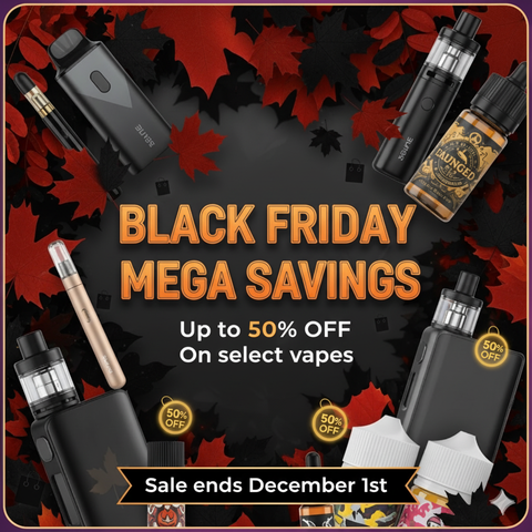 Black Friday Vape Sale Canada | Best Deals on Disposables, Pods & E-Juice
