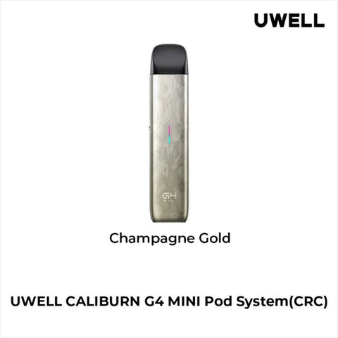 Caliburn G4 Mini Open Pod Kit | Vape Cloud Canada Pacific Smoke Champagne Gold 22.99  Vape Cloud