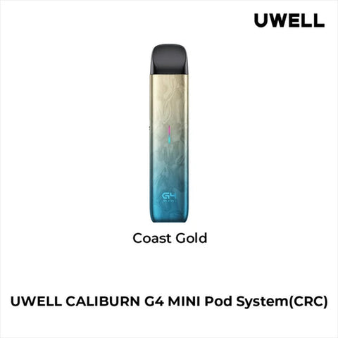 Caliburn G4 Mini Open Pod Kit | Vape Cloud Canada Pacific Smoke Coast Gold 22.99  Vape Cloud