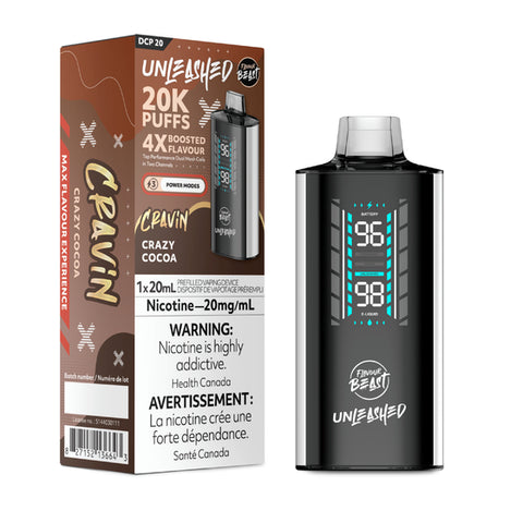 Flavour Beast - DCP Unleashed 20k - Crazy Cocoa | Vape Cloud Canada