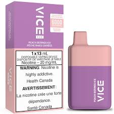 Vice Box 6K - Peach Berries Ice *ONLINE CLEARANCE SALE ONLY* Valor Peach-Berries 9.99  Vape Cloud