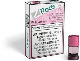 Pre-filled Z Pods by Z Land for Vape Cloud Canada, showing colorful vape pod cartridges with branding and flavor labels.