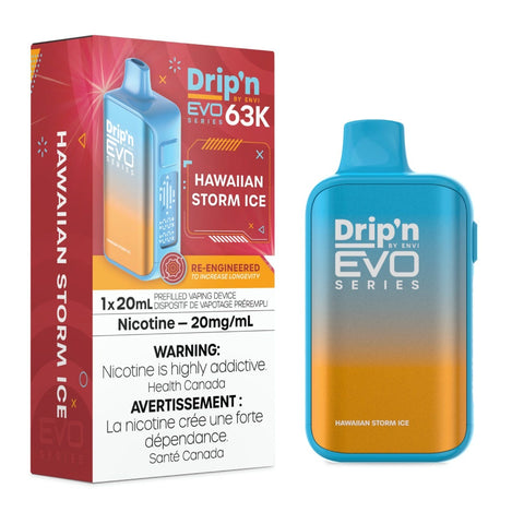 Drip'n by Envi EVO 63k Disposable Vape - Hawaiian Storm Ice