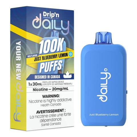 Drip'n Daily Disposable Vape - Just Blueberry Lemon