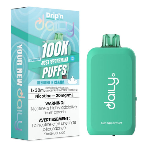 Drip'n Daily Disposable Vape - Just Spearmint