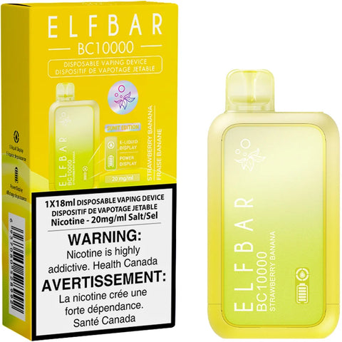 Elf Bar BC10K - Strawberry Banana | Vape Cloud Canada