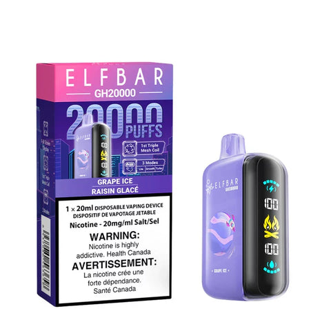 Elf Bar GH20K - Grape Ice | Vape Cloud Canada