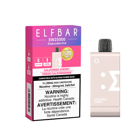 Elf Bar EW25K Pod - California Cherry | Vape Cloud Canada