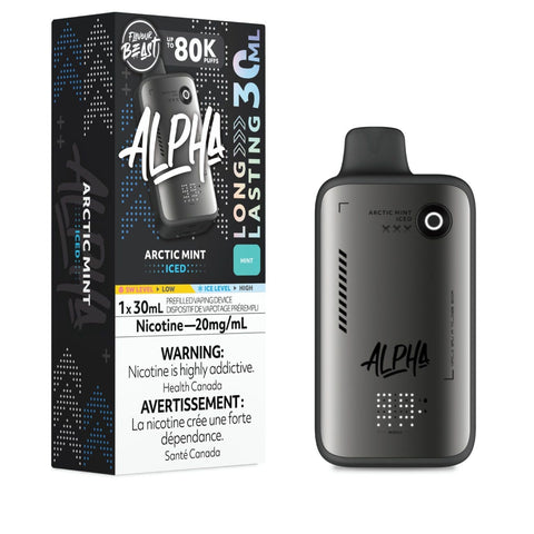 Flavour Beast Alpha 80K Disposable Vape - Arctic Mint Iced