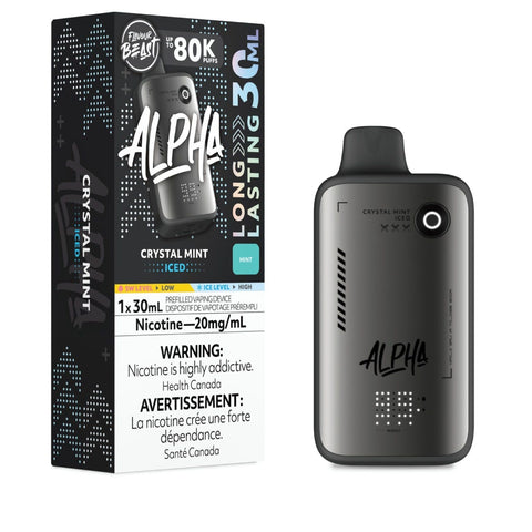 Flavour Beast Alpha 80K Disposable Vape - Crystal Mint Iced