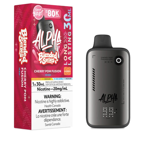 Flavour Beast Alpha 80K Disposable Vape - Cherry Pom Fusion Iced
