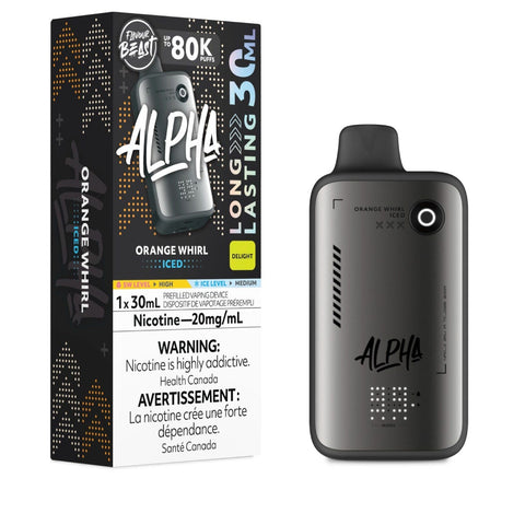 Flavour Beast Alpha 80K Disposable Vape - Orange Swirl Iced